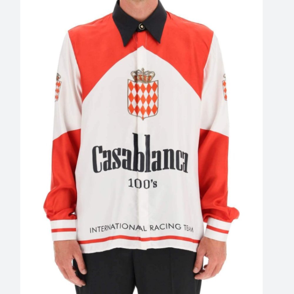 CASABLANCA Grand-prix Silk Shirt